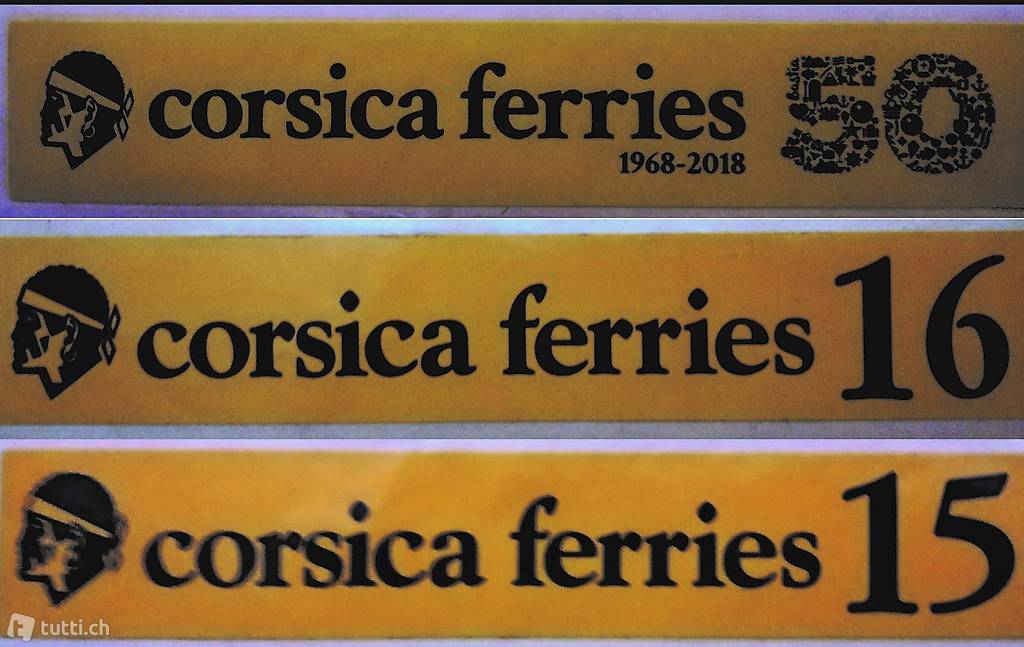 Sardinia Ferries 2018 NEU Aufkleber Italien Fähre Frankreich Corsica Sticker 
