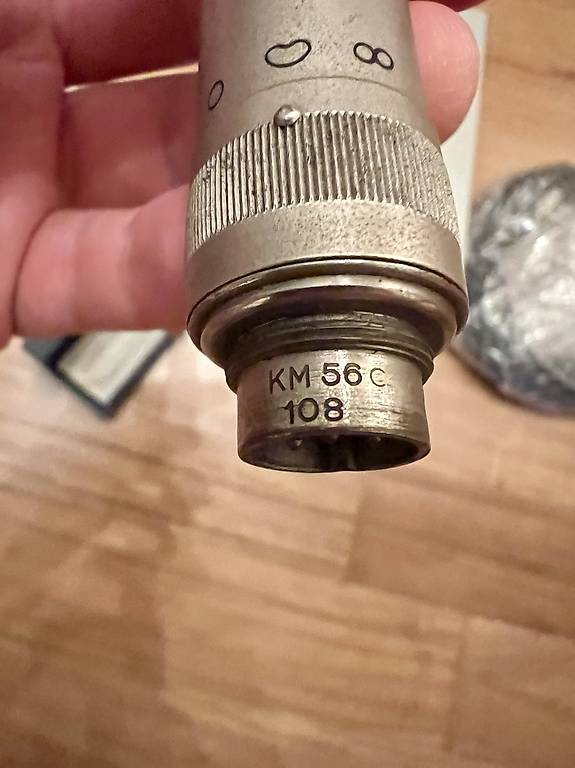 NEUMANN KM56C vintage tube microphone (AC701k) Original Kit im Kanton ...