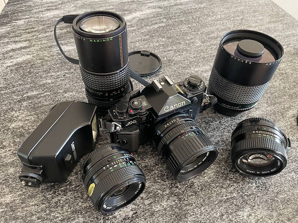 Canon A1 mit Zubehör im Kanton Bern - tutti.ch