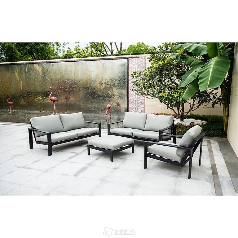  Sitzgruppe Rio - XL Gartenlounge Gartenmöbel Alu Lounge