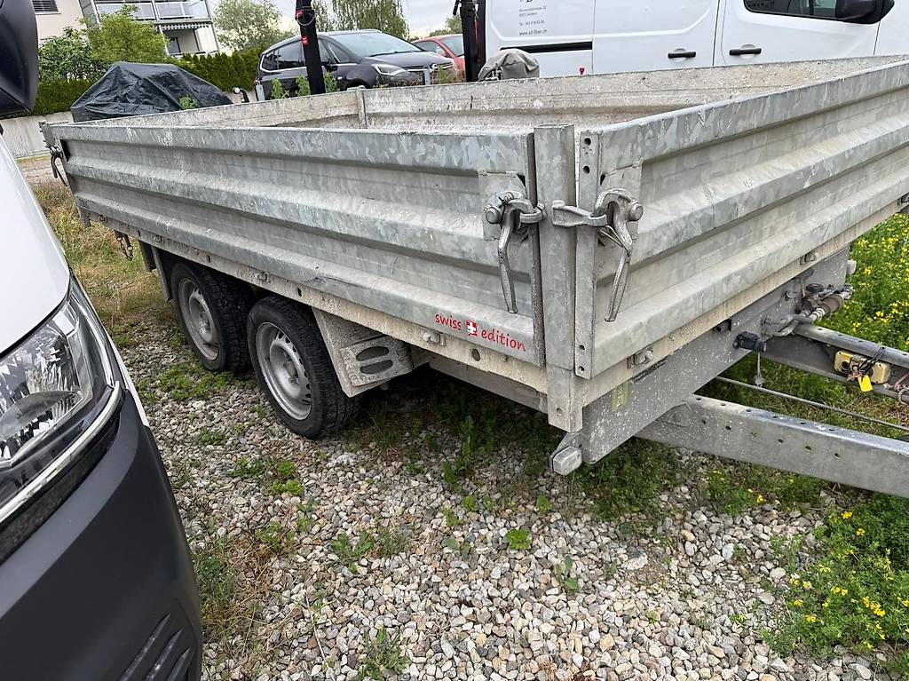Sachentransportanhänger Hirth PKT35 3-Seiten-Kipper