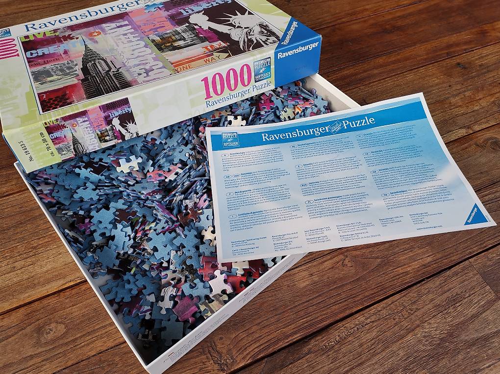 Cogoalmoer 1000-Teile Puzzle – Bunte Vogel-Collage, 70x50 Cm, Inkl. Poster, Für Erwachsene