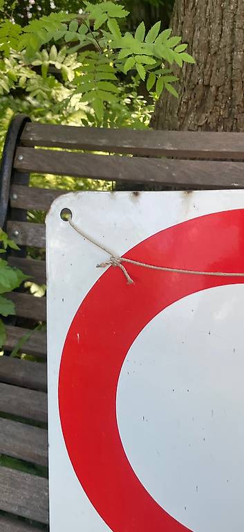 Melis-Folienwerkstatt Schild „Fahrräder Verboten“ – 45x30 Cm, 3 Mm Aluverbund, Wetterfest