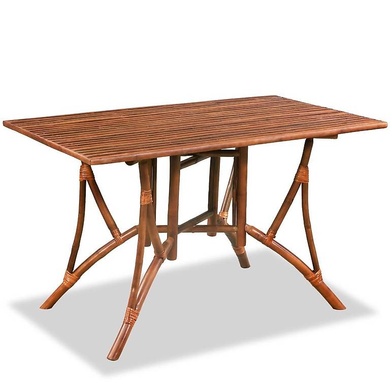Esstisch Bambus 115 x 70 x 75 cm Braun Rechteckig in Zug kaufen