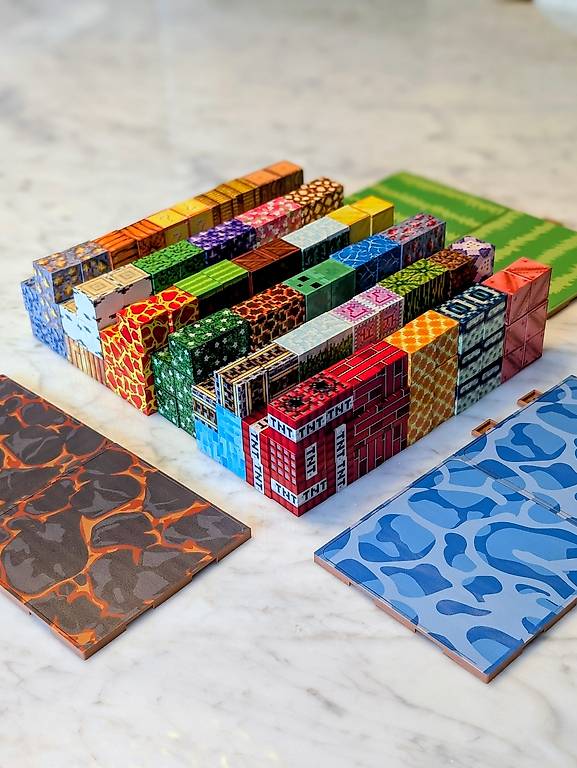 Minecraft Mgnet Minecraft Magnet Würfel 300 stk im Kanton Zürich - tutti.ch