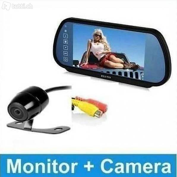  Rückfahrkamera + 7? Auto TFT LCD Monitor  Rückansicht Moni
