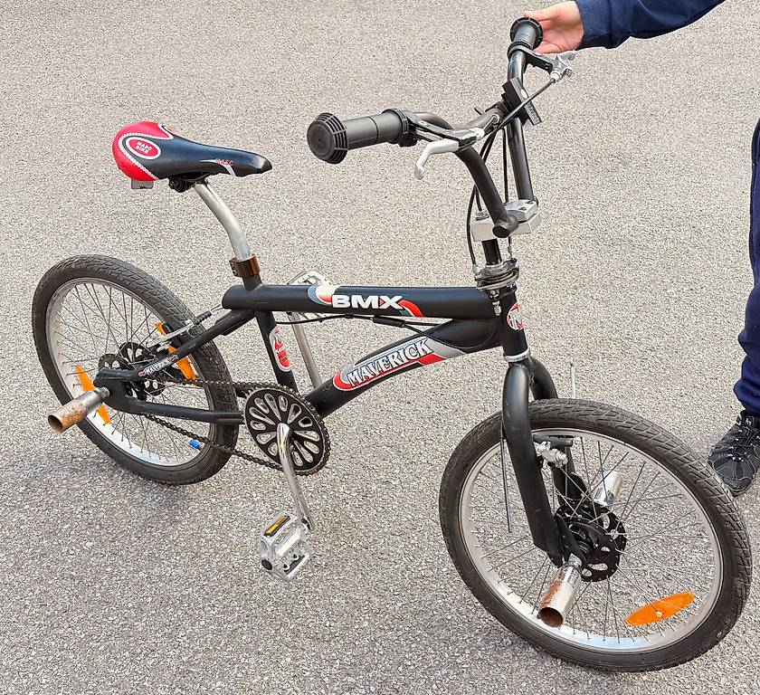 Vélo BMX collection Thunder Pro CINZIA TCX Chromé 20 Vintage Old