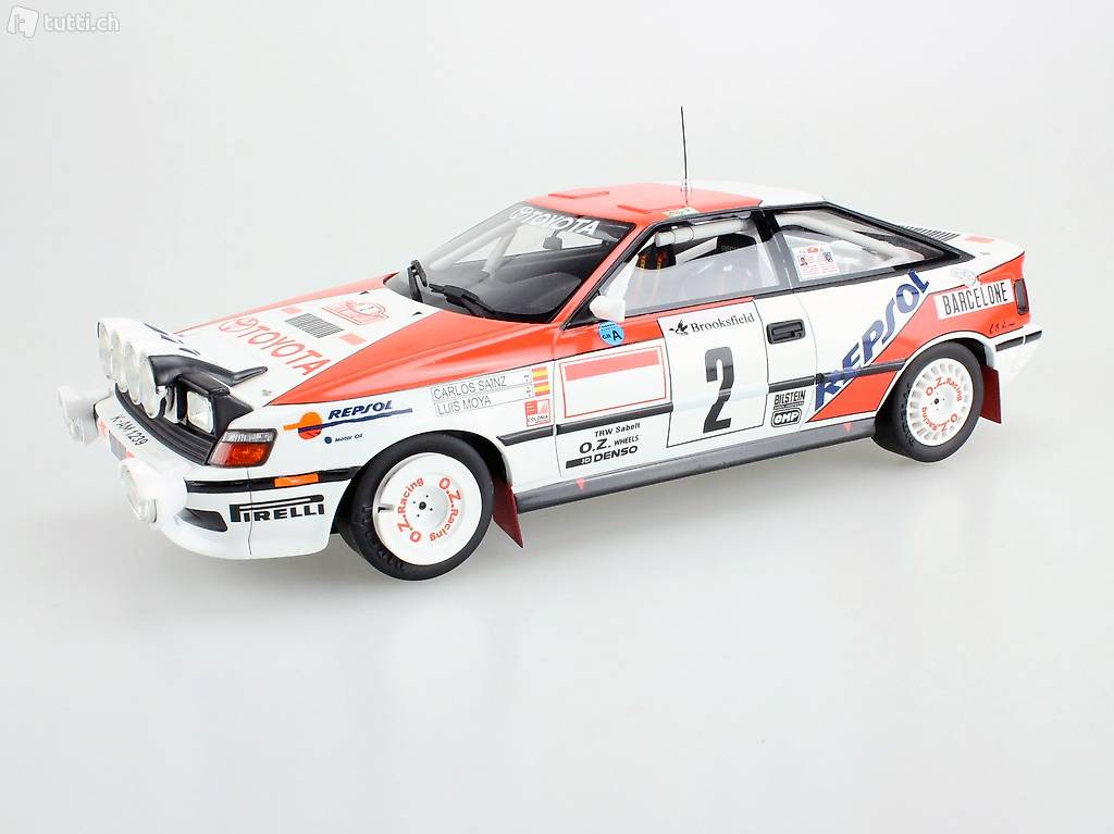  Toyota Celica ST165 Winner Rally Monte Carlo 1991 1:18 1zu18
