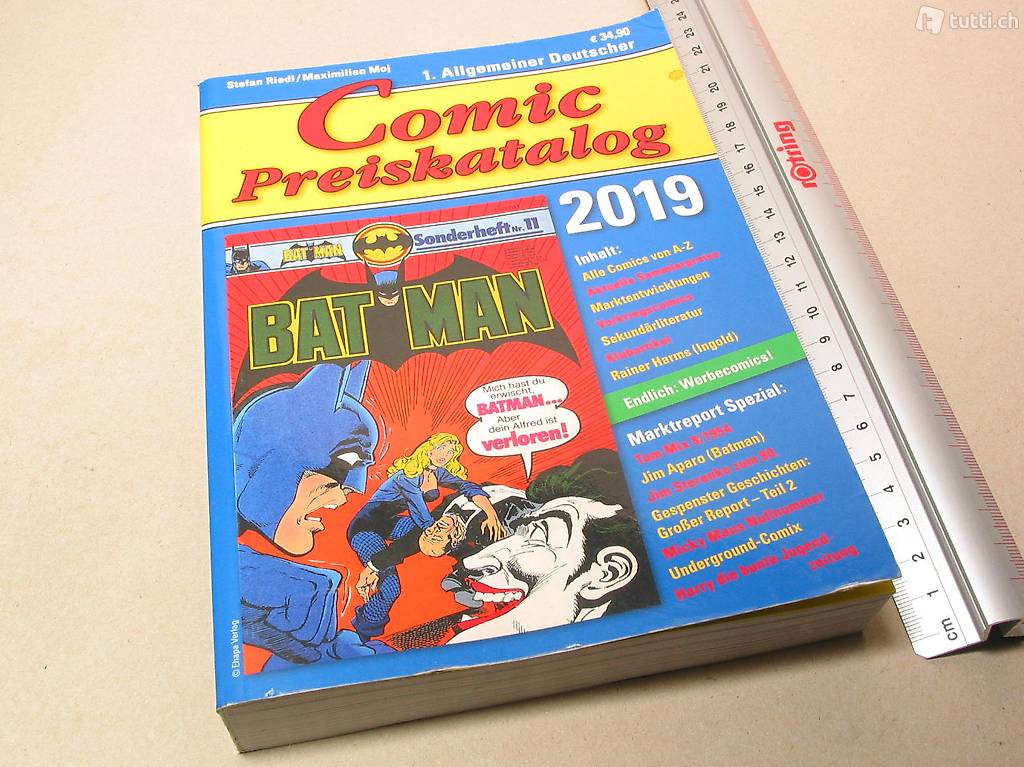 Comic Preiskatalog 2019 Alle Comics Sammler Fans Info TOP