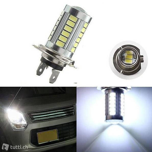  1x H7 12V LED Auto-Nebel-Schwanz-Fahrlicht-Scheinwerfer-Lamp