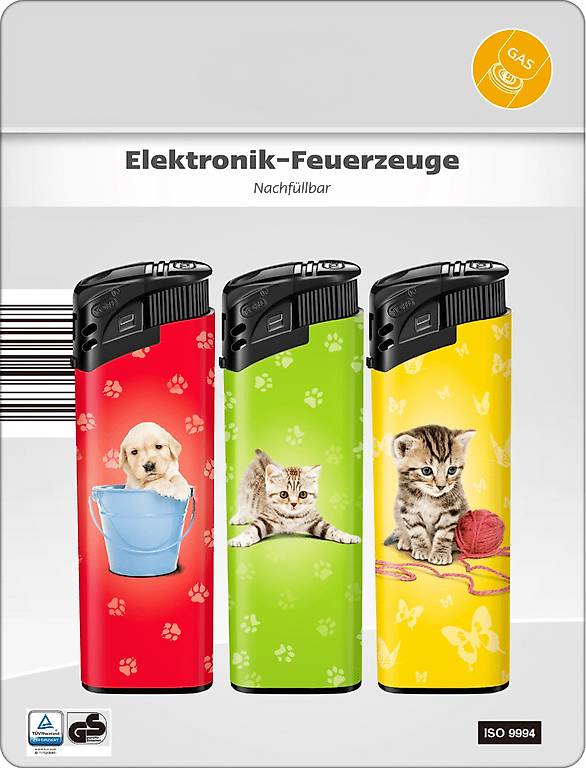 100x Elektronische Feuerzeuge – Nachfüllbare Ele Produktbild-Vorschau 3