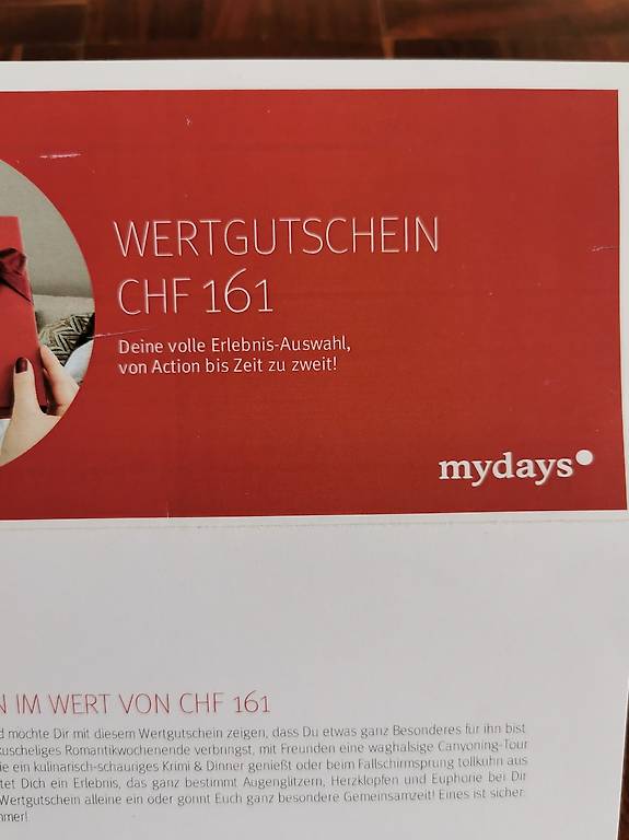 Maydays deals Gutschein