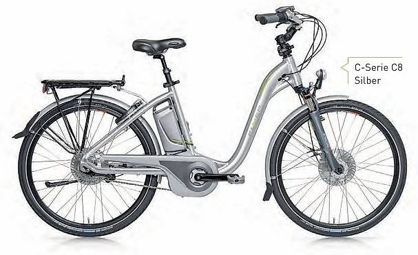 Bis 45 km/h - Fahrrad FLYER C-Serie Silber C8 im Kanton Graubünden ...