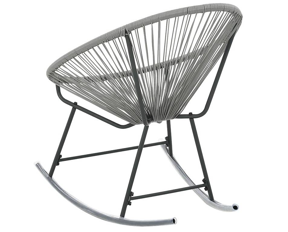 garten schaukelstuhl rattan