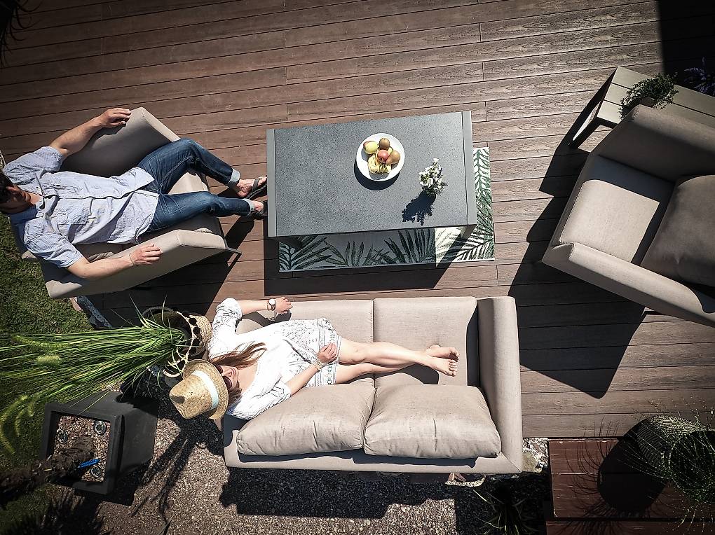 Sunbrella Lounge - Gartenmöbel mit Outdoor Stoff in Saint-Gall acheter