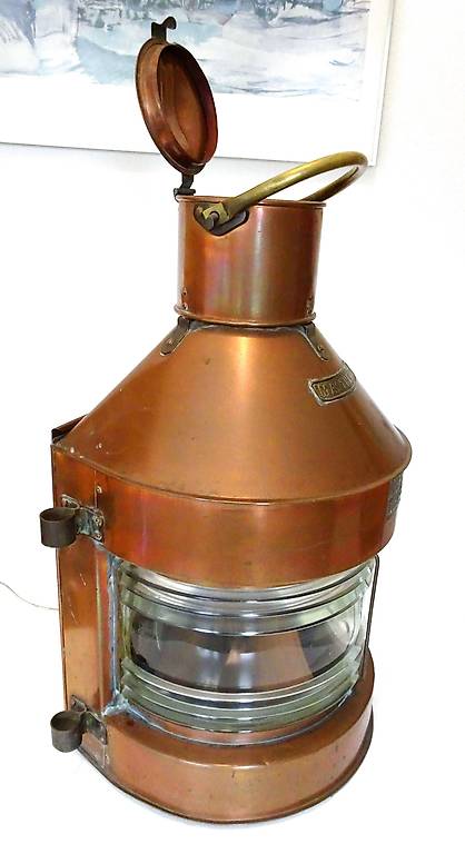 Ottone massiccio 100% Lavorare Nautico Minatore Lampada olio Nave Lanterna Marittimo Regalo