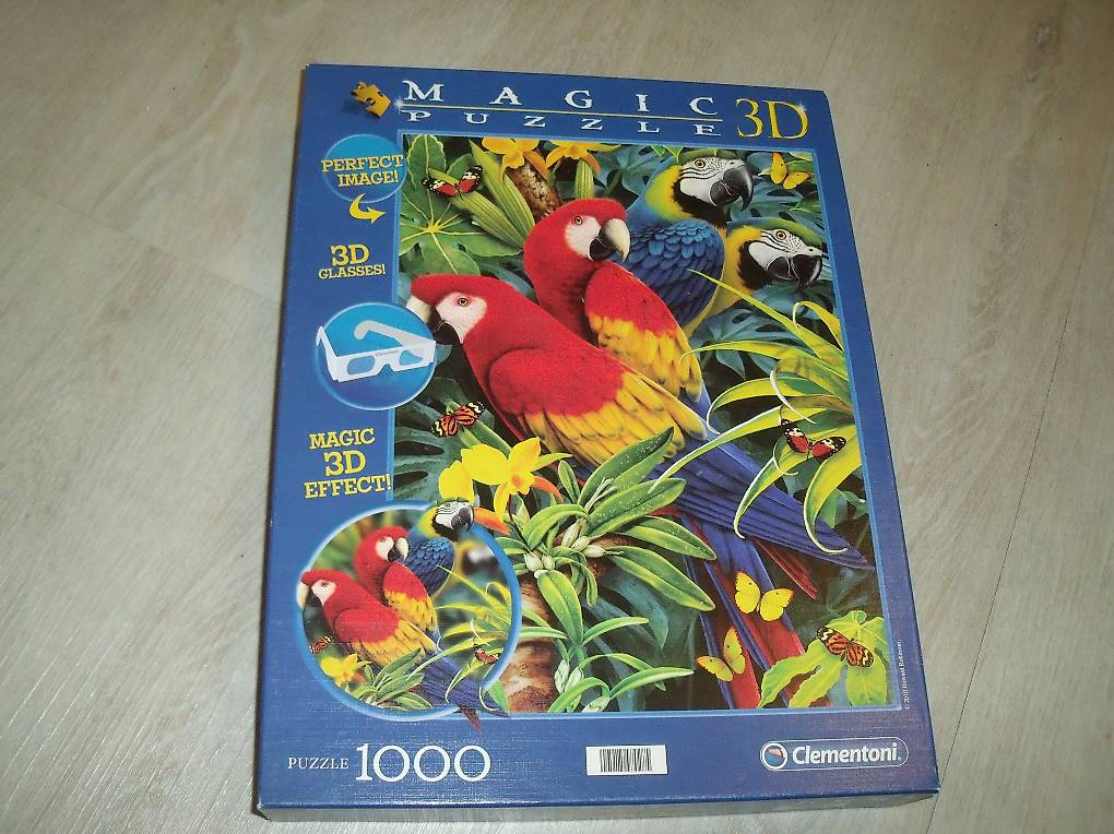 Magic-Puzzle 3D, 1000 Teile (Papageien) im Kanton Zürich - tutti.ch