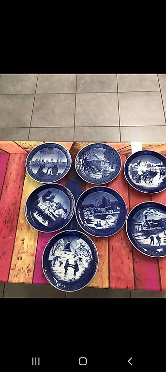 ROYAL COPENHAGEN PIATTO FESTA DELLA MAMMA 1973 ORIGINALE PORCELLANA PRIMA SCELTA