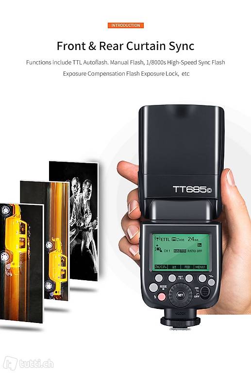  Godox TT685 TT685C TT685N TT685S TTL Kamera Flash Speedlite