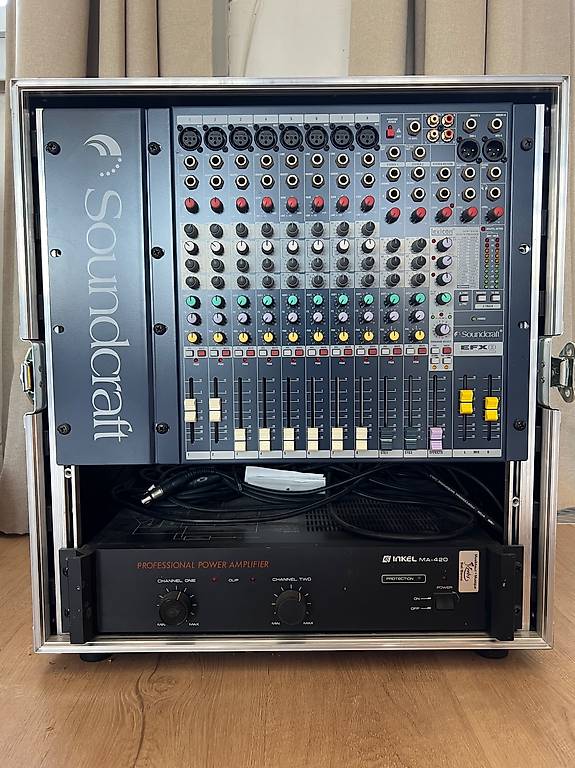 Mischpult und Verstärker - Soundcraft EFX 8 und Inkel MA-420 im Kanton ...