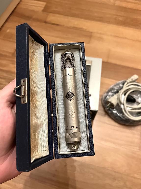 NEUMANN KM56C vintage tube microphone (AC701k) Original Kit im Kanton ...