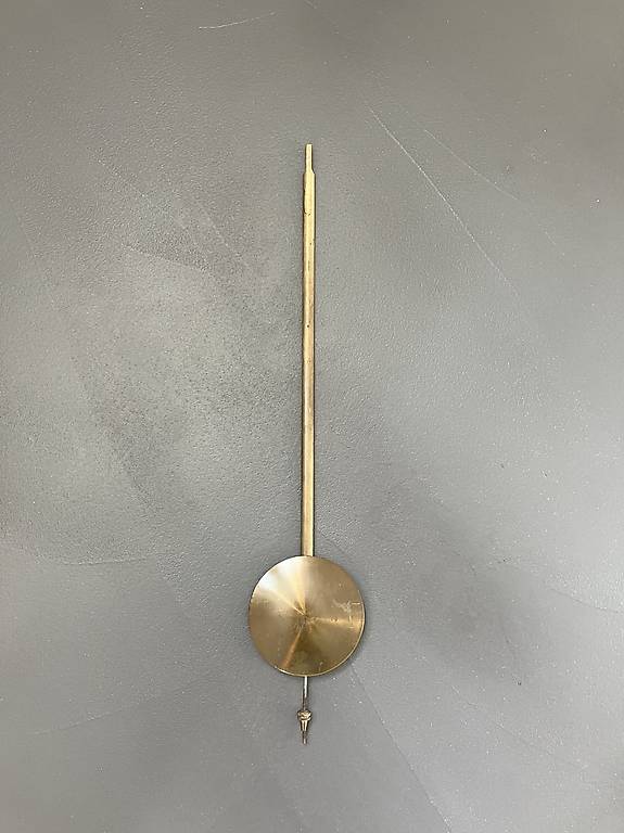 Pendelblatt Für Alte Uhren - Metall Zubehör 21x8mm