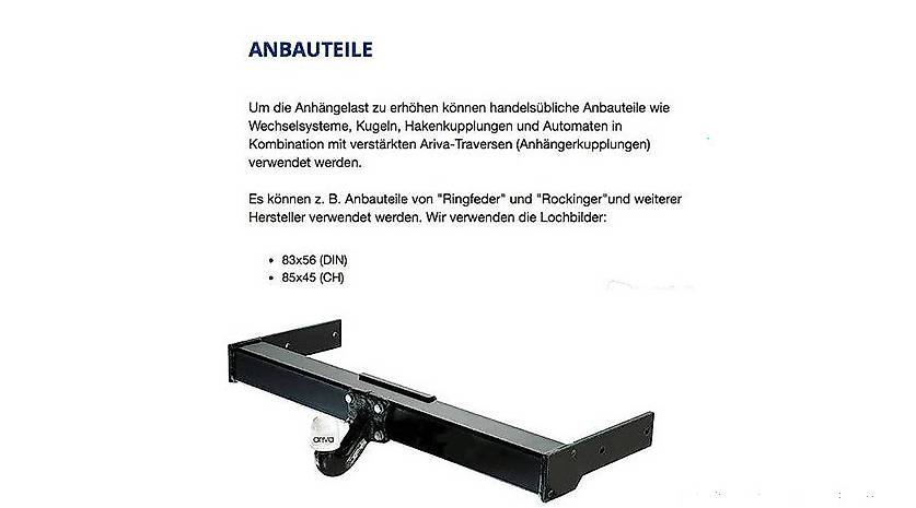 Anhängelast erhöhen | mehr Gewicht ziehen | DTC Gutachten im Kanton ...