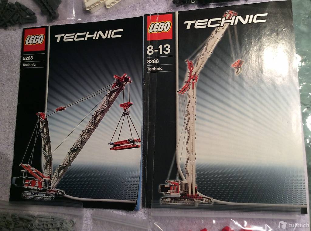 Lego Technic Raupenkran 8288 mit Originalbauanleitungen