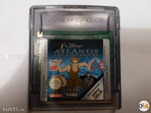 Gameboy Color Spiel Atlantis Lost Empire