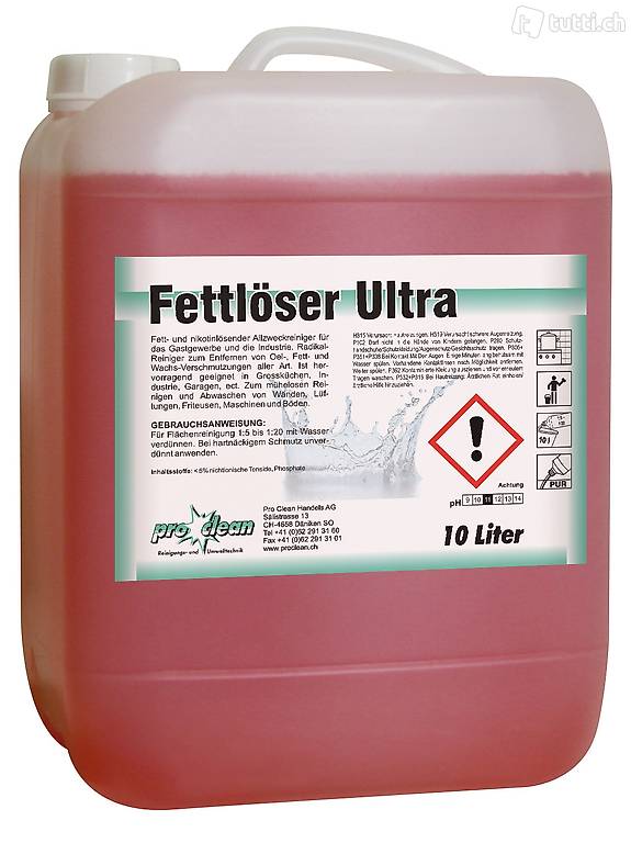  Fettlöser Ultra / Kanister à 10 Liter