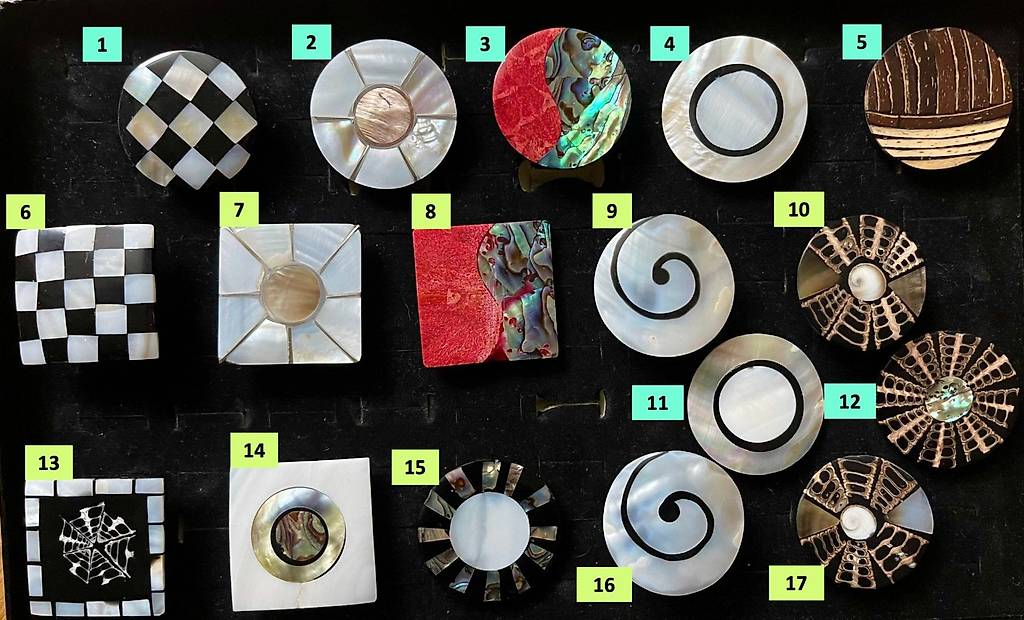 Ringe aus Perlenmuscheln und Kokosnuss | Preis pro Ring im Kanton Basel-Stadt