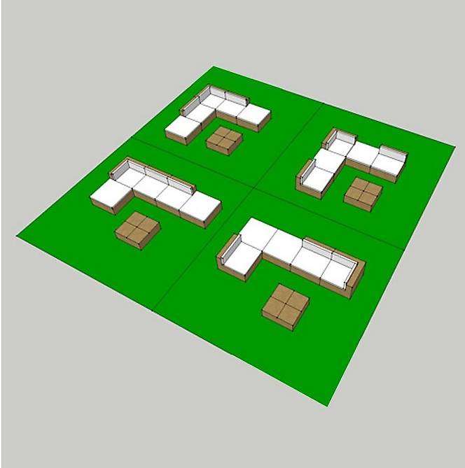 ** XXL Summer Garten Lounge Set 15-tlg. Bestseller ** in ...