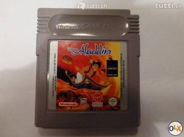 Gameboy Spiel Aladdin
