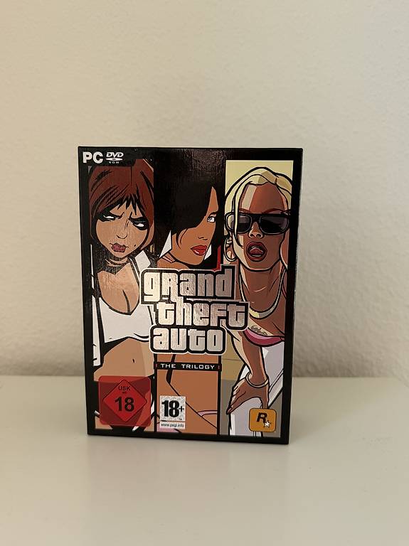 Boîte Vide Grand Theft Auto : The Trilogy – Version Allemande – PC – Pour Collection