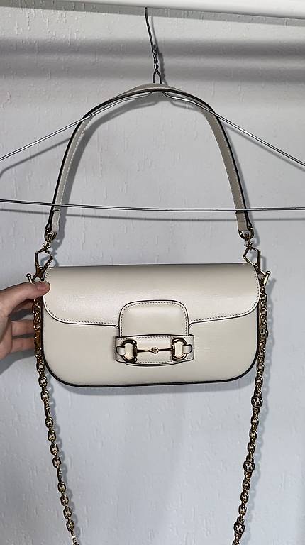 Elegante Gucci Horsebit 1955 Schultertasche (wie Neu) im Kanton