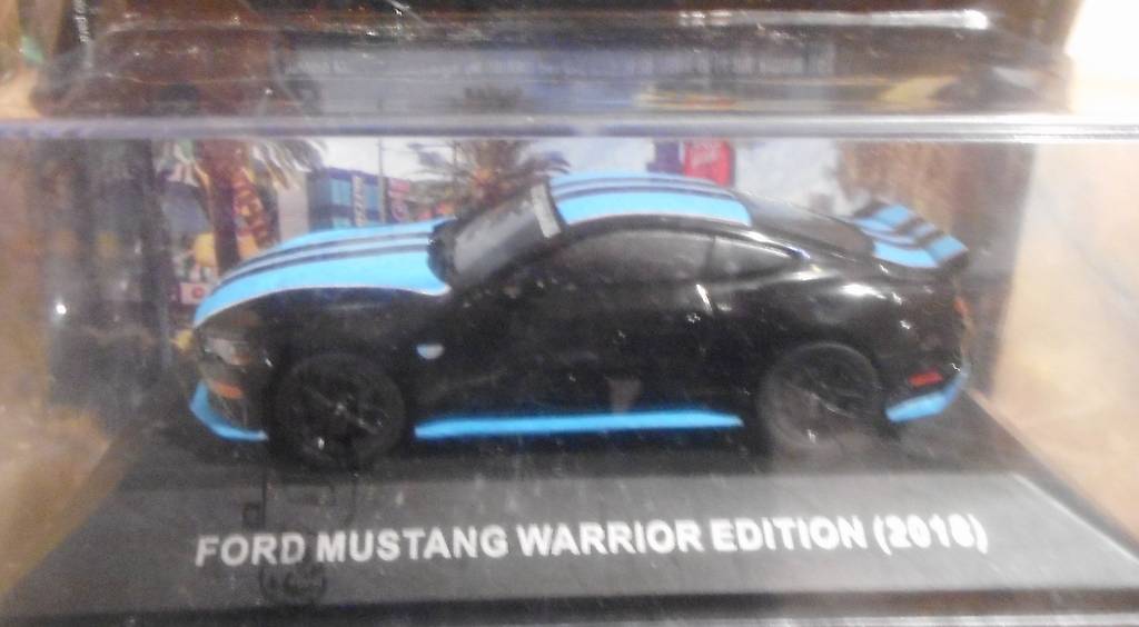 Miniature Ford Mustang Warrior Edition 2018, échelle 1/43, Altaya Ixo, Neuf Sous Vitrine