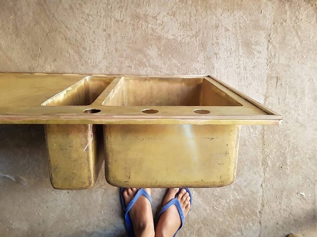 Spülbecken Waschbecken Spüle Messing Küchenspüle Einbaubecke in Zürich