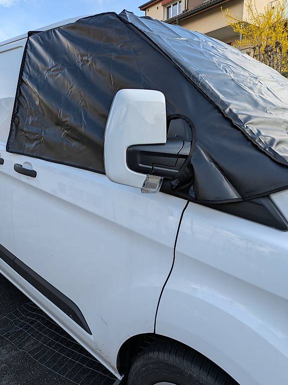 Thermo-Scheibenabdeckung Für Ford Transit MK8 (ab 2014) - Silber, UV-Schutz