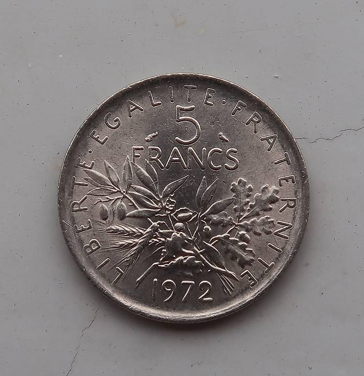 Münze 5 Francs Français im Kanton Aargau tutti.ch