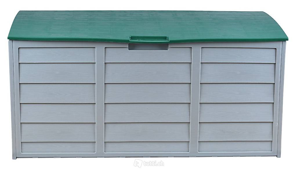  Kissenbox Gartenbox grün / grau