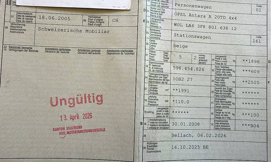 OPEL ANTARA 2.0 CDTi 4X4 COSMO Ab MFK MOTOR DEFEKT — slika 5