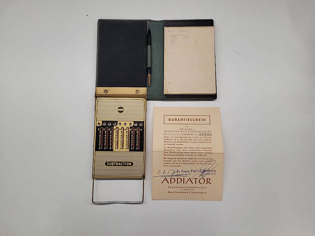 Bild des Tages: Der Addiator Duplex