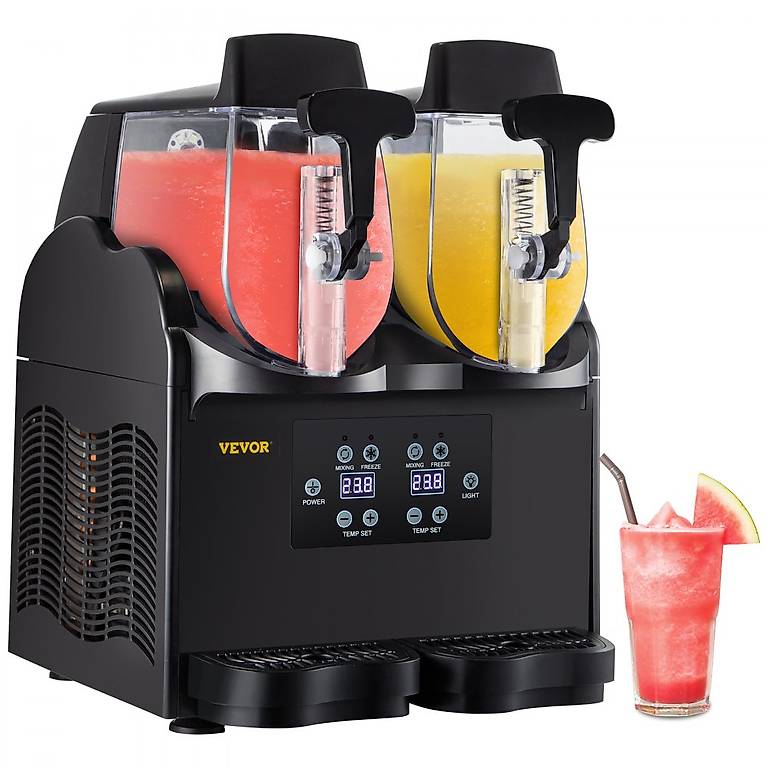 NEU IM SHOP >> Kommerzielle Slusheis Maschine, 2 x 2,5 L Slu