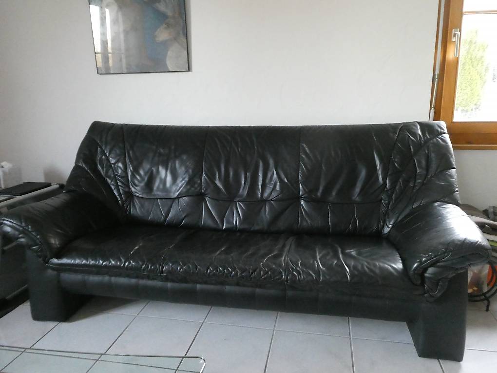 Ledersofas (3er und 2er) zu verkaufen im Kanton Thurgau tutti.ch