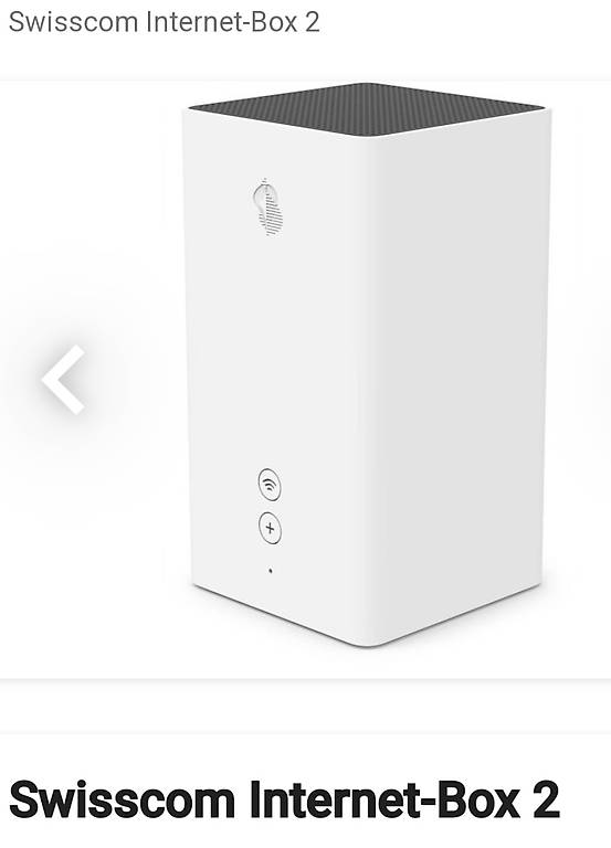 Swisscom-Router Internet-Box 2 wie neu! im Kanton Appenzell ...