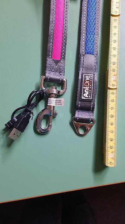 LaRoo LED Sicherheitsleuchte Für Hunde - USB-C, 3 Blinkmodi, Waschbar