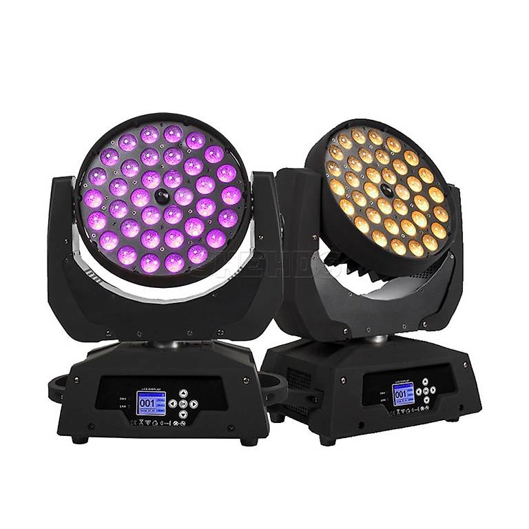 36x18W LED Moving Head RGBWA+UV 6in1 Zoom Bühnenlicht