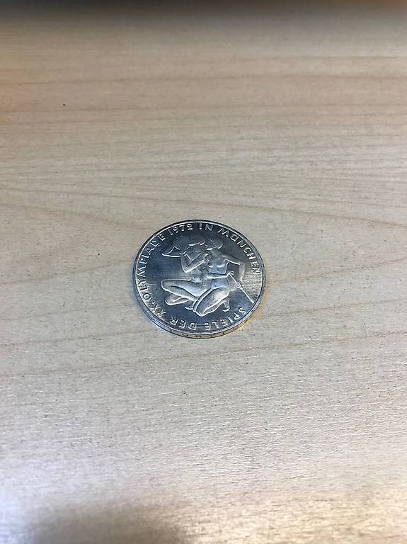 10 DM Deutsche Mark BRD Olympische Spiele München 1972. im Kanton