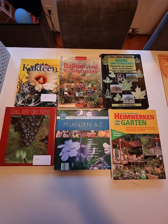 Div Garten/Pflanzenbücher im Kanton Aargau