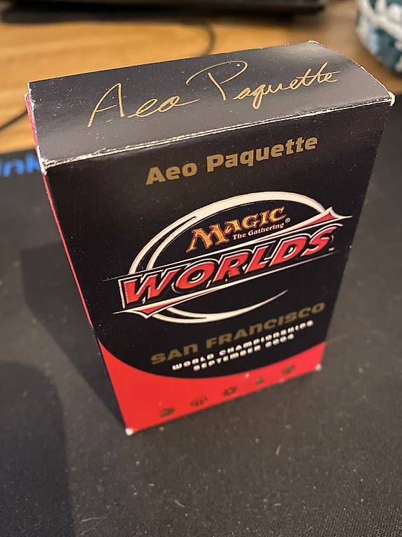 2004 Aeo Paquette Decklist Card [World Championship Decks]